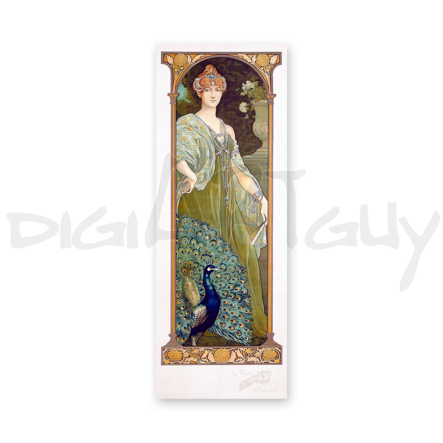 Le Paon Majeste (The Majestic Peacock) by Elisabeth Sonrel, ca 1901