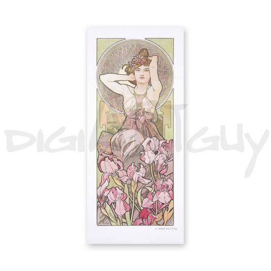 L'Améthyste – Alphonse Mucha, The Precious Stones (1900) | Art Nouveau