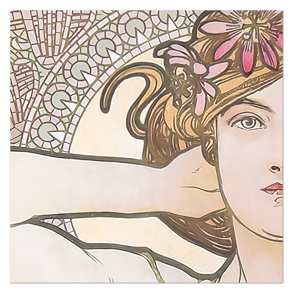 L'Améthyste – Alphonse Mucha, The Precious Stones (1900) | Art Nouveau
