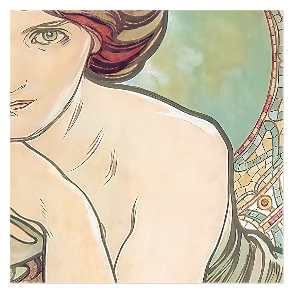 L'Émeraude – Alphonse Mucha, The Precious Stones (1900) | Art Nouveau