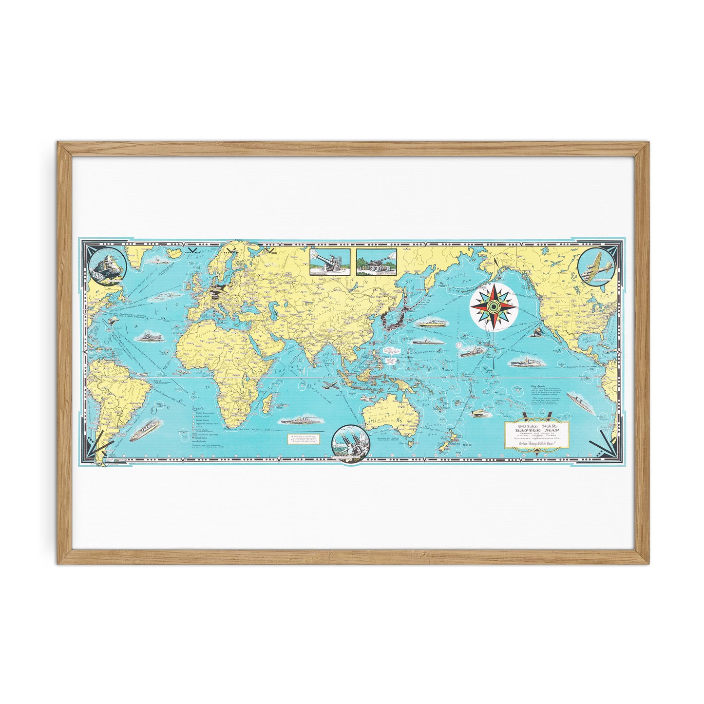 Total War Battle Map (1942) – Digital Restoration for Military History Fans