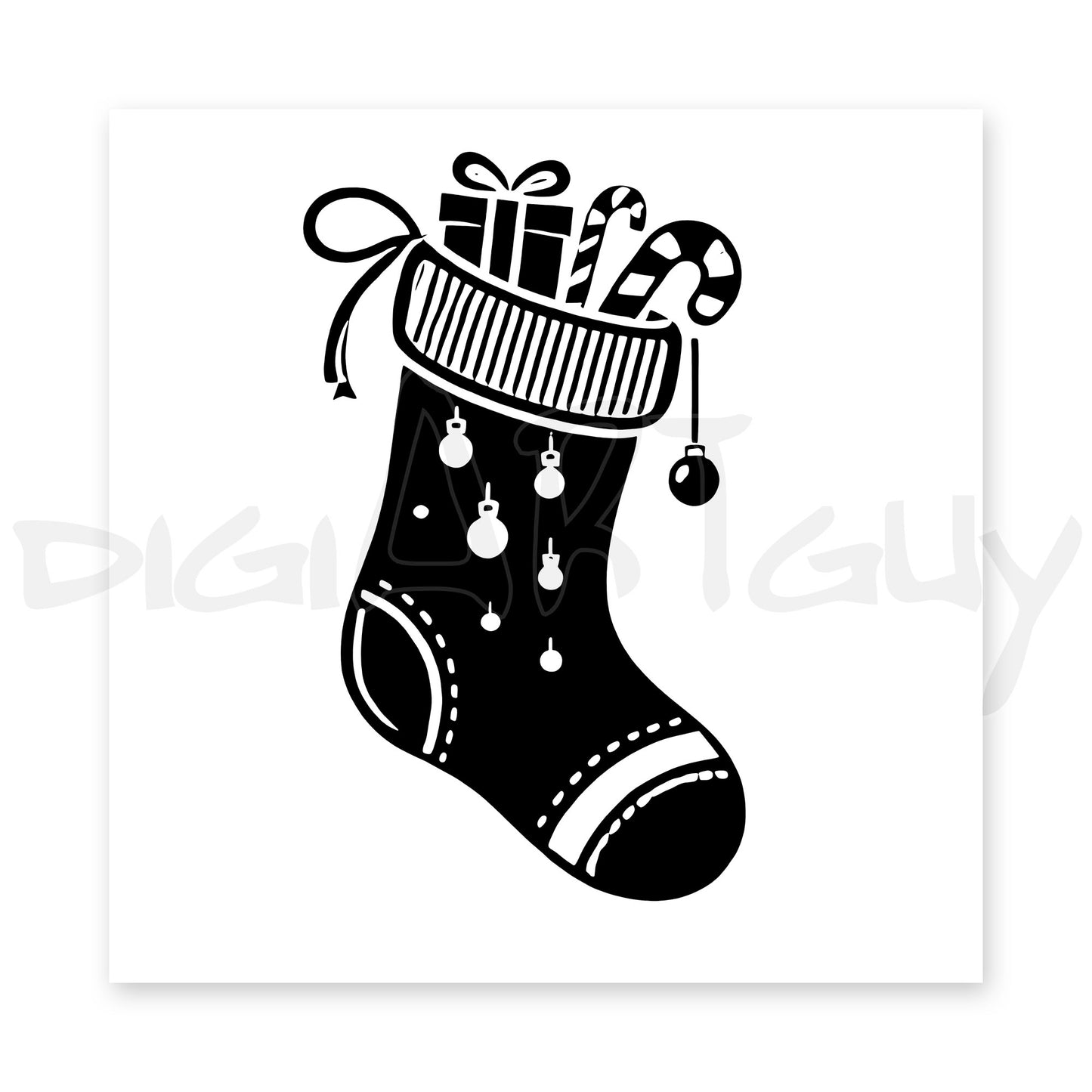 Deck the Halls with 118 Silhouette Christmas Illustrations: Perfect for Clipart, Print, Crafts, and Holiday Graphic Design Projects