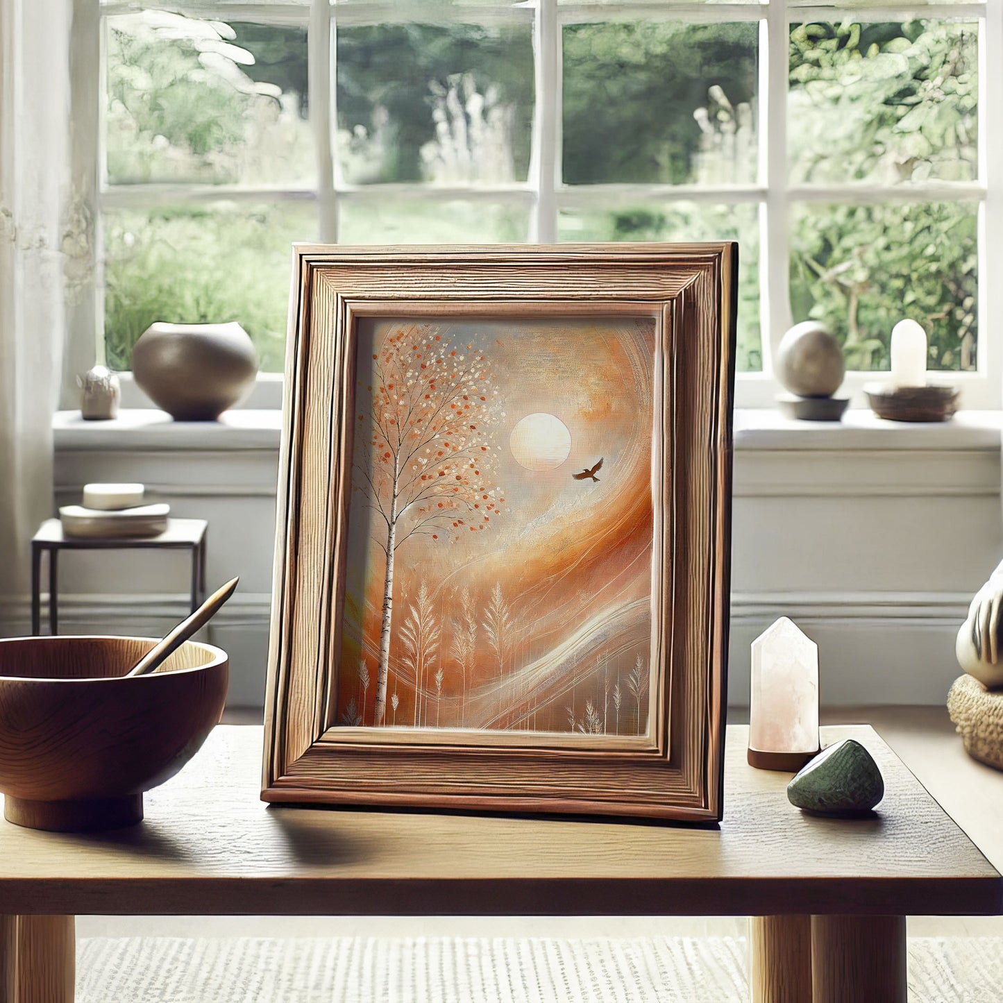 Ethereal Autumn Breeze: 18 Dreamy Fall-Inspired Digital Art Prints for DIY Projects & Home Decor