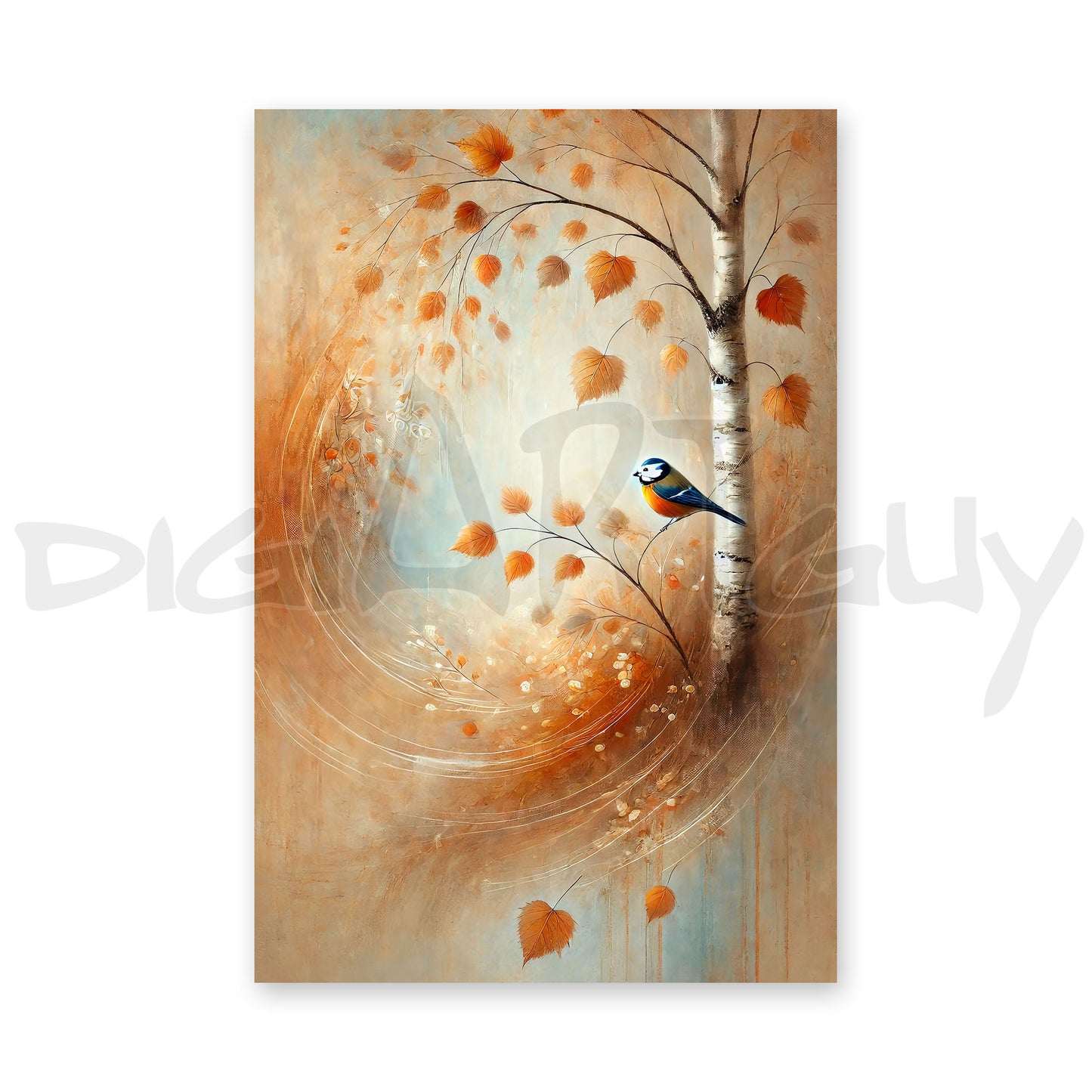 Ethereal Autumn Breeze: 18 Dreamy Fall-Inspired Digital Art Prints for DIY Projects & Home Decor