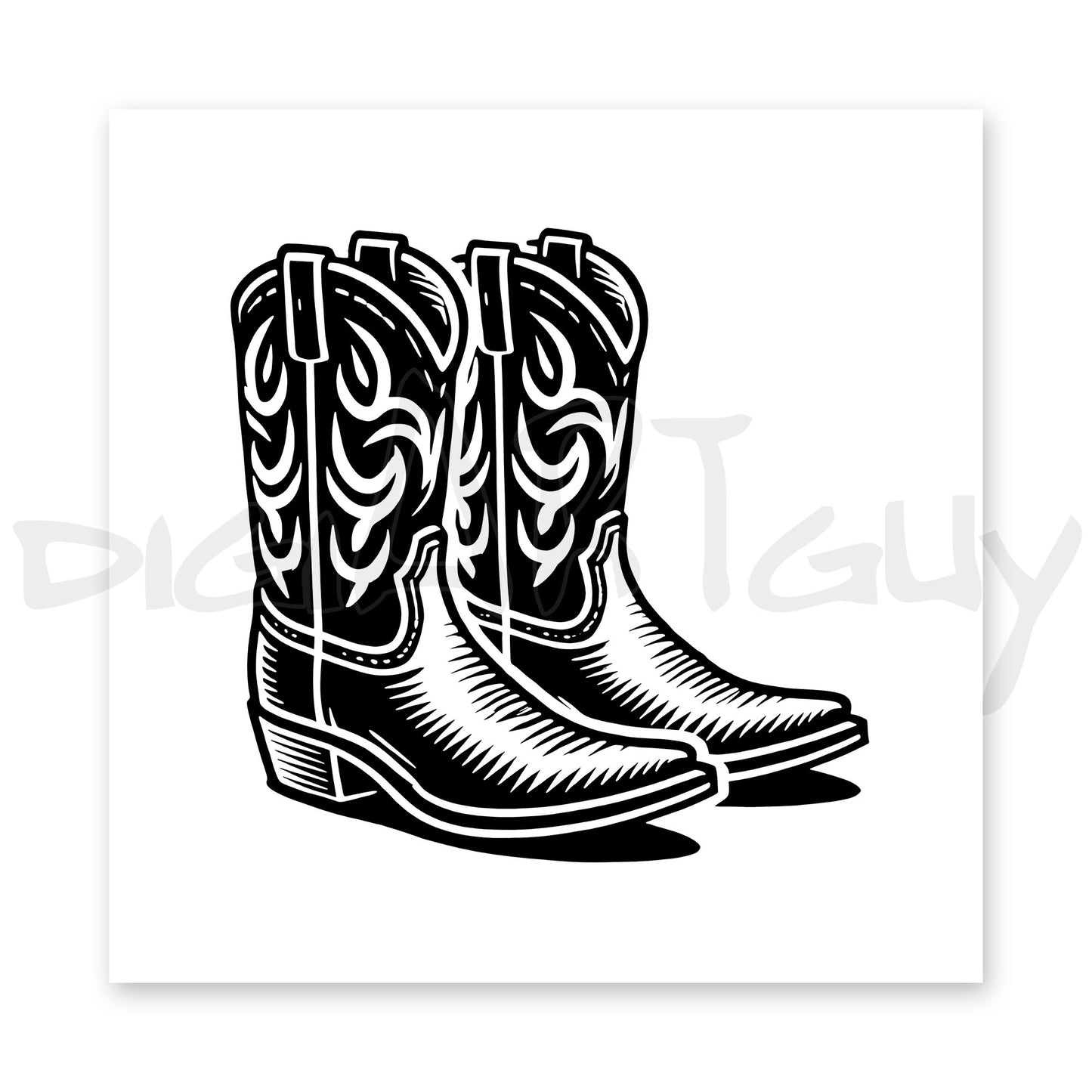 Saddle Up with these 100 silhouette Cowboy Western Theme Illustrations: Perfect for Clipart, Print, Cutting and other Graphic Design Projects
