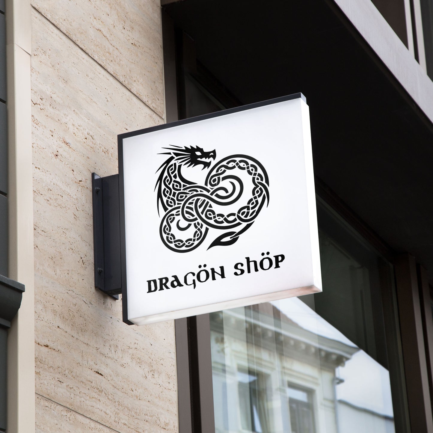16 Knotwork Dragons, in a semi Celtic-Nordic Medieval style