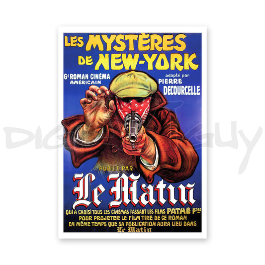 Les Mystères de New York - Advertisement poster seen on Friends tv show