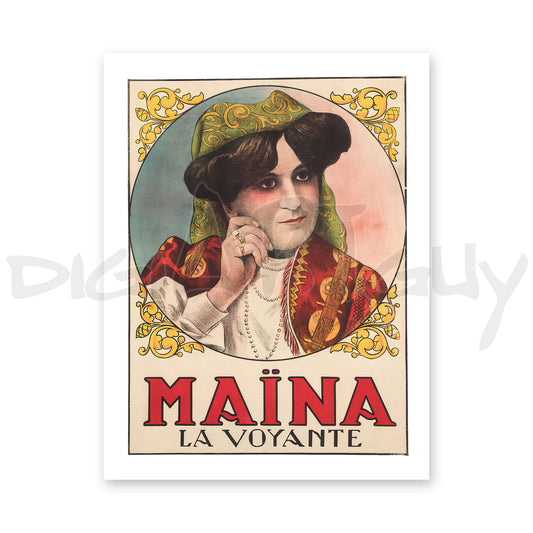 Maïna La Voyante by Louis Galice - Advertisement poster from the Friends tv show