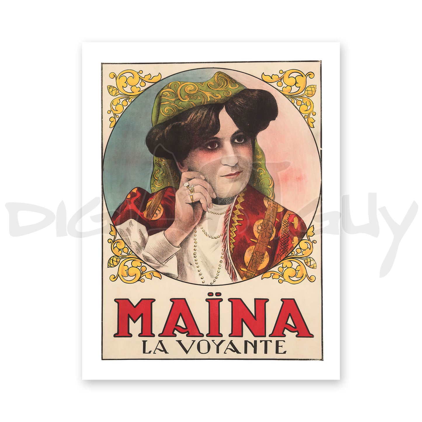 Maïna La Voyante by Louis Galice - Advertisement poster from the Friends tv show